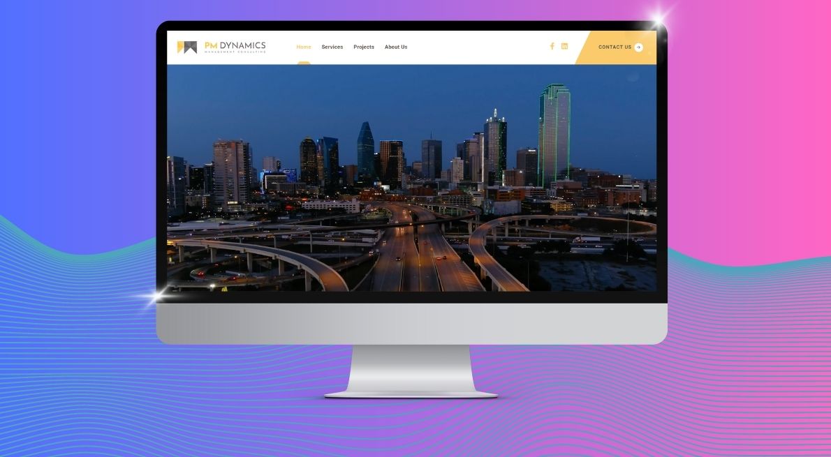 Reveation Labs Portfolio - Constructing Digital Brilliance: PM Dynamics Website Development